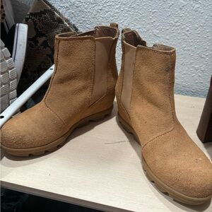 Sorel wedges tan -kids 2